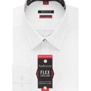 Van Heusen WhiteTall Fit Stretch Flex Collar Dress